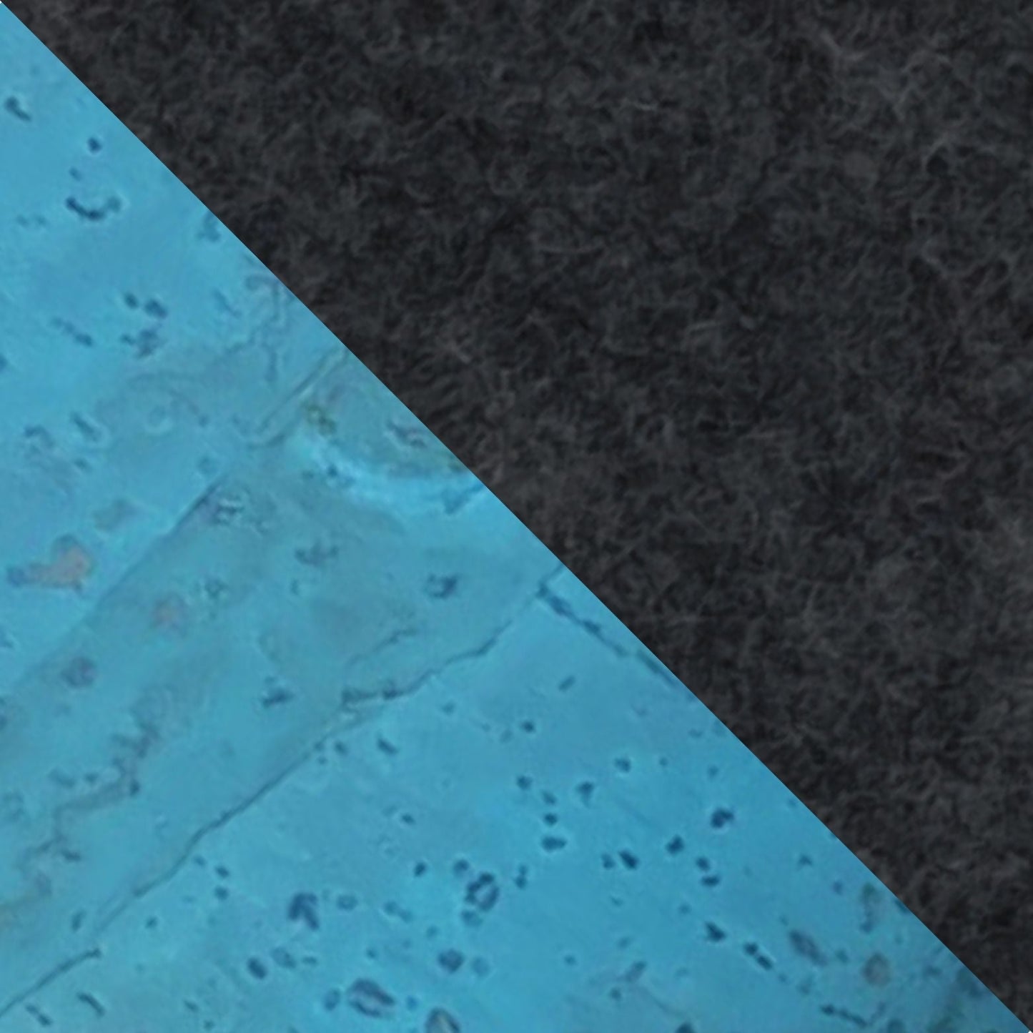 Umhängetasche für Google Pixel 9 | aus Filz und Bio-Baumwolle | anthrazit - azur | Modell KEDJA deluxe