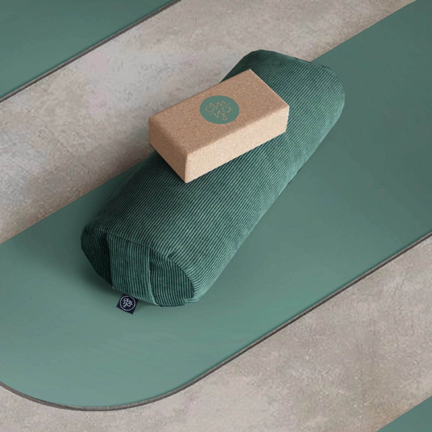 Design Yoga Bolster - Forest Cord