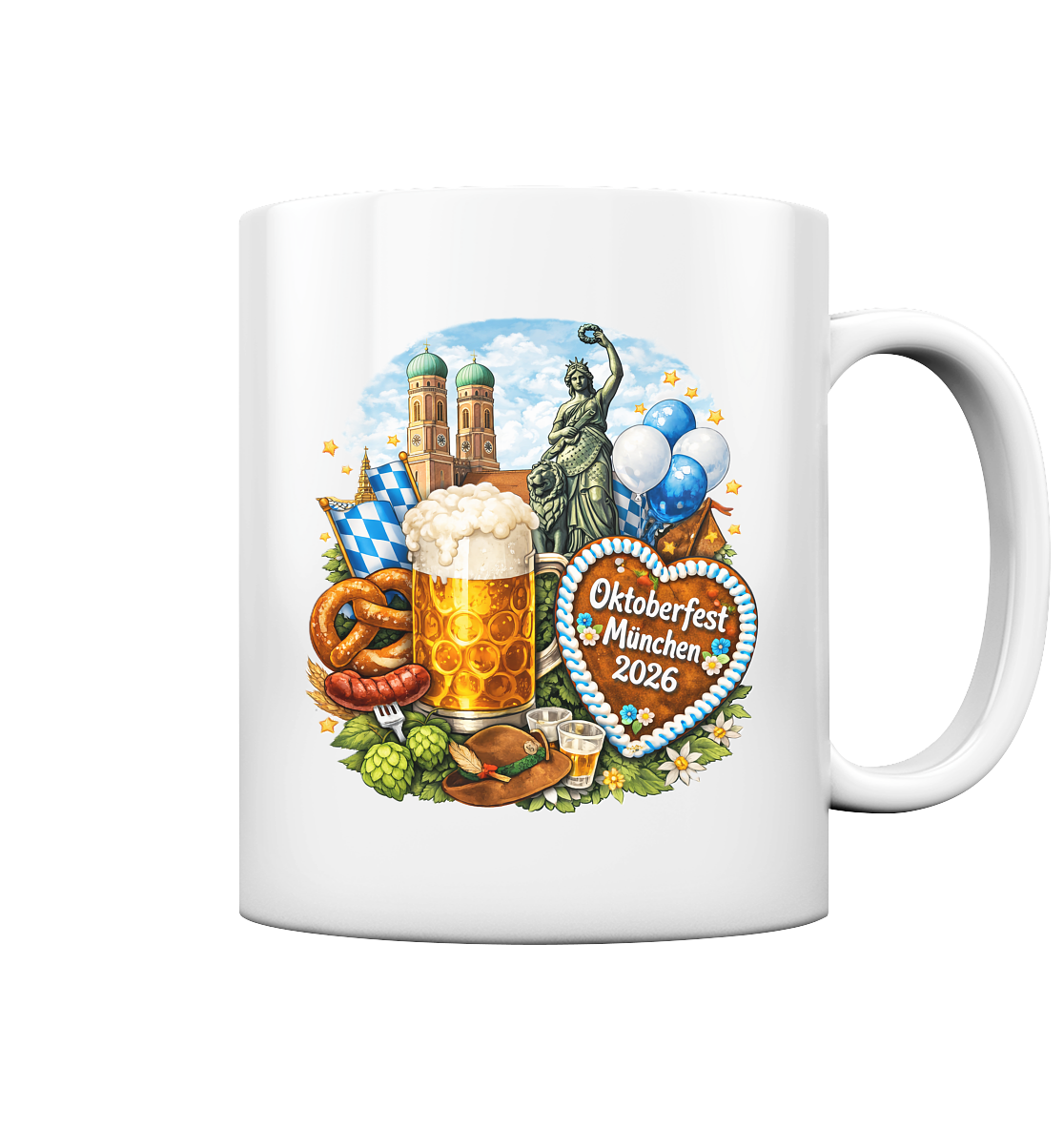 Oktoberfest Tasse 2026 | Offiziell lizenziertes München Souvenir - Tasse glossy