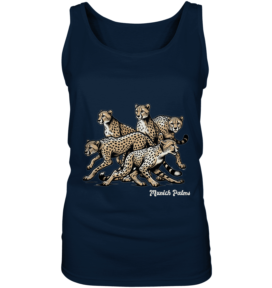 Geparden Rudel Design by Munich Palms - Ladies Tank-Top - Online Kaufhaus München