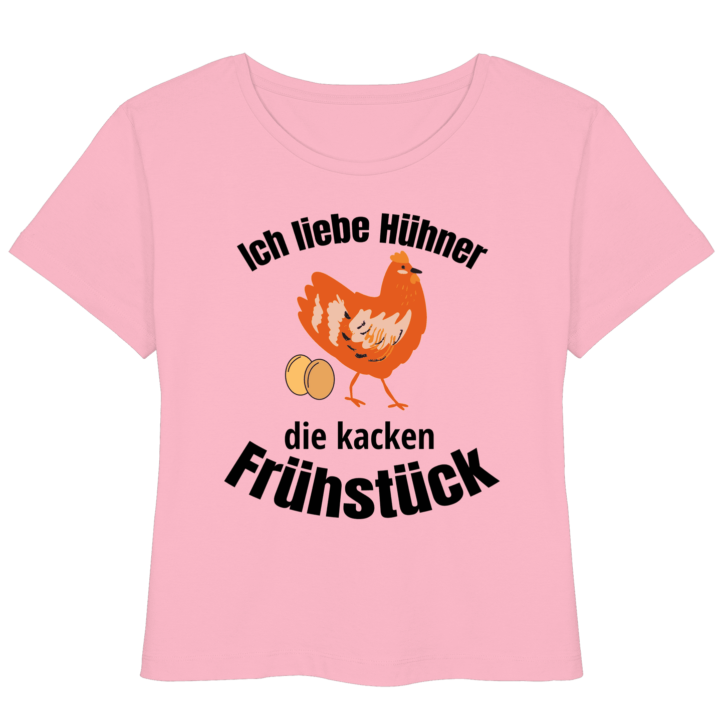 Ich liebe Hühner die kacken Frühstück - Womens Organic Lightweight T-Shirt - Online Kaufhaus München