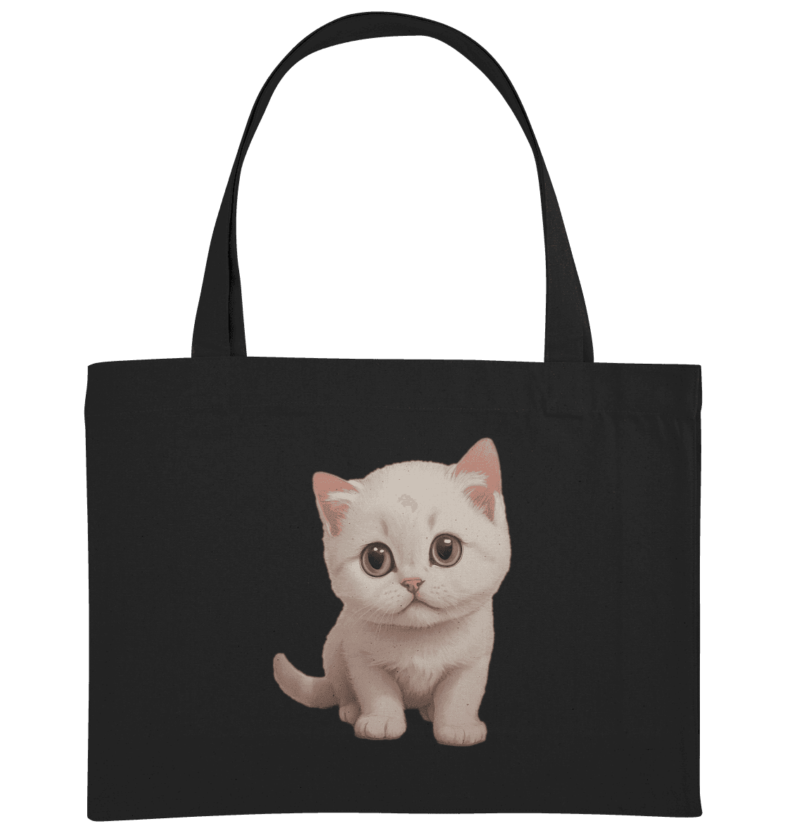 Kleine Katze - Design Munich Palms - Organic Shopping-Bag - Online Kaufhaus München