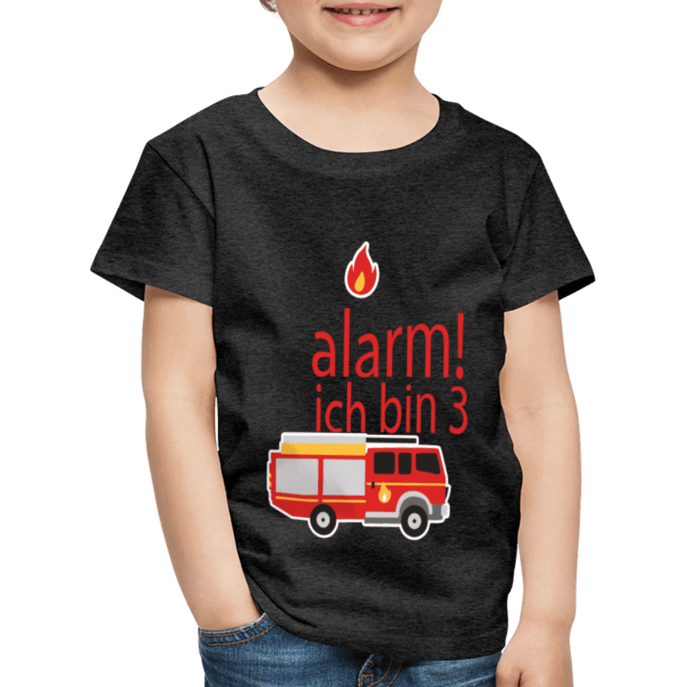 Kinder Premium T-Shirt Alarm ich bin 3 Kinder Geburtstag - Online Kaufhaus München