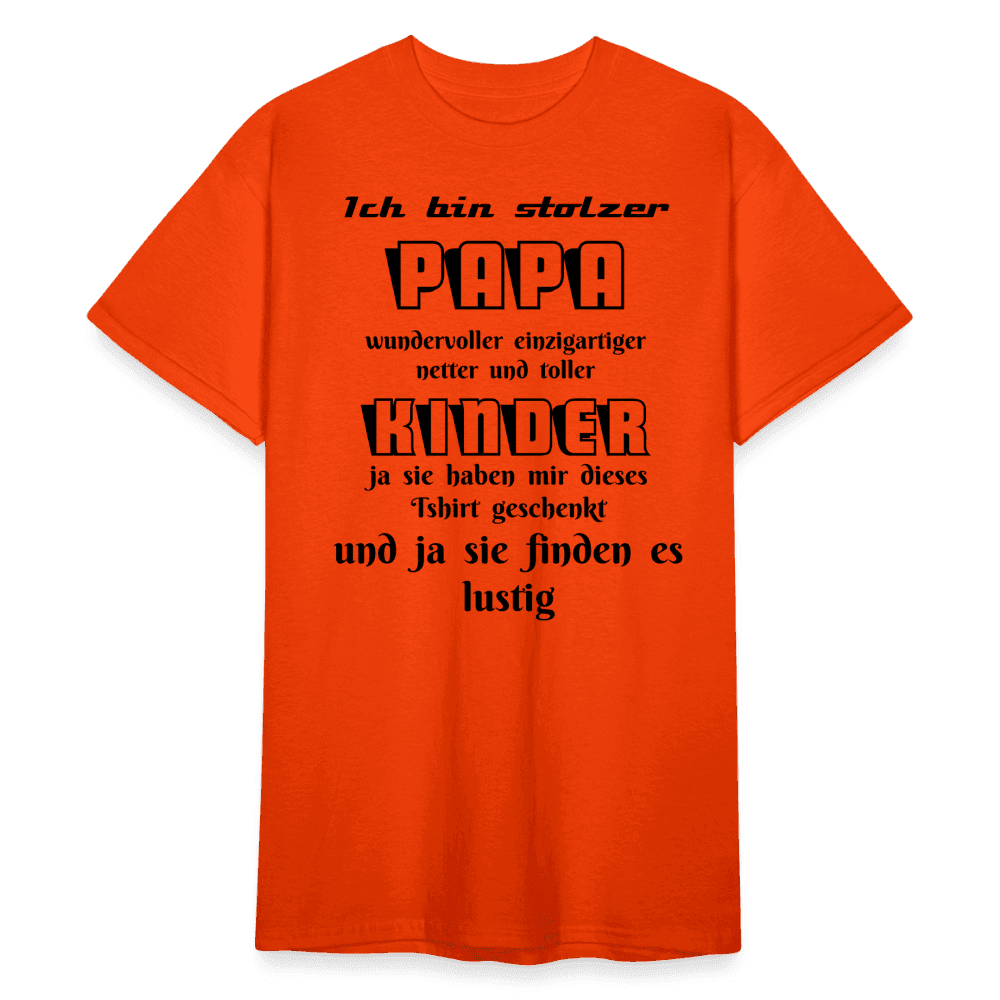 Herren Gildan Heavy T-Shirt: Ausdruck von Vaterstolz und Komfort - Online Kaufhaus München