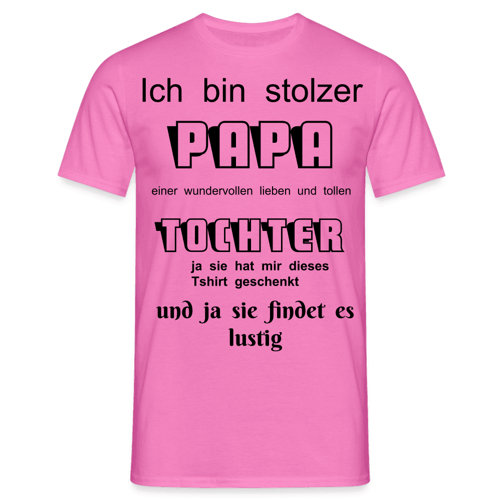 Papa-Power pur: Herren Männer T-Shirt für stolze Väter - Online Kaufhaus München