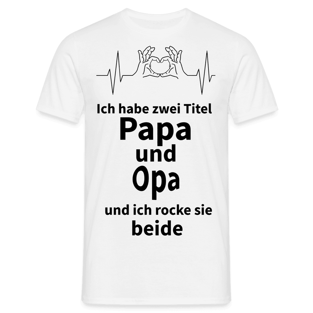 Herren Männer T- Shirt Papa und Opa - Online Kaufhaus München