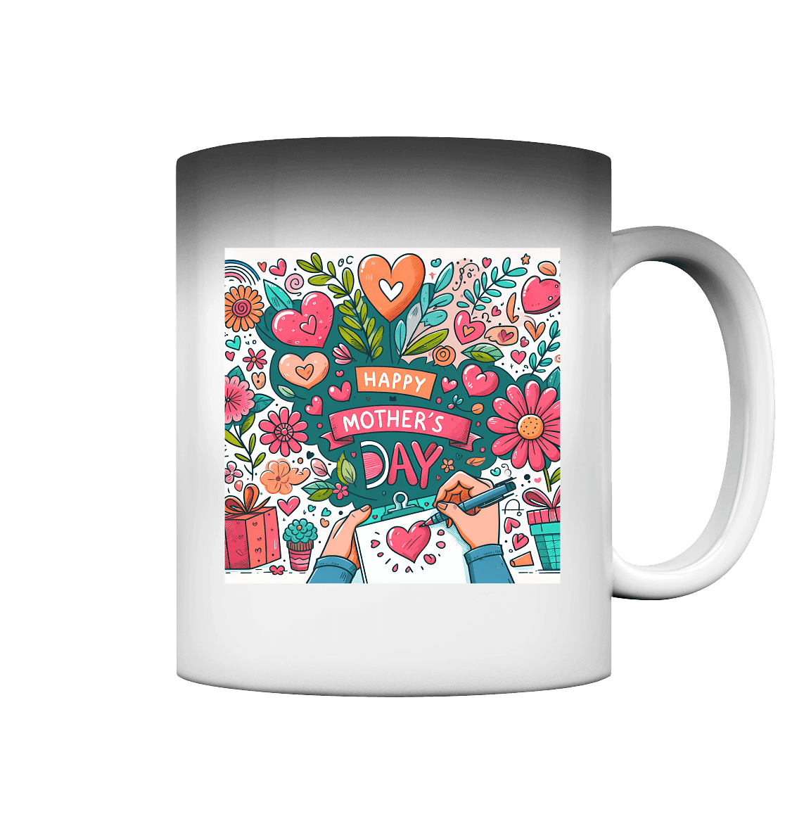 Zum Muttertag Happy Mother´s Day Design by Munich Palms - Magic Mug - Online Kaufhaus München