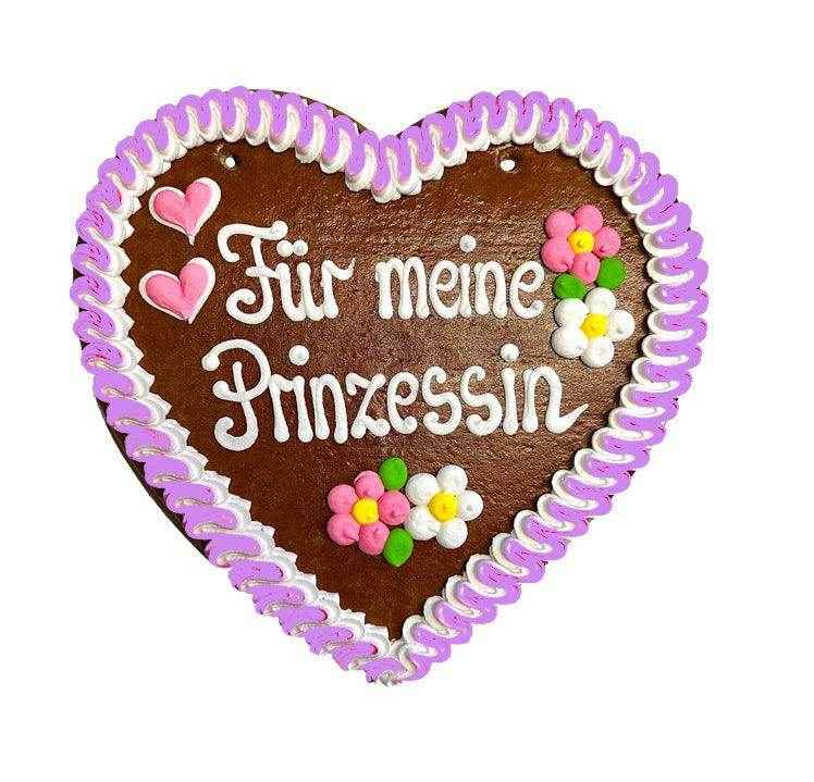 Lebkuchenherz 350 Gramm mit individuellem Text ca. 32 x 28 cm - Online Kaufhaus München