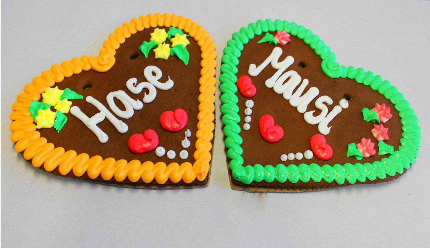 Dein persönlicher Text auf 36x34cm Lebkuchenherz! - Online Kaufhaus München