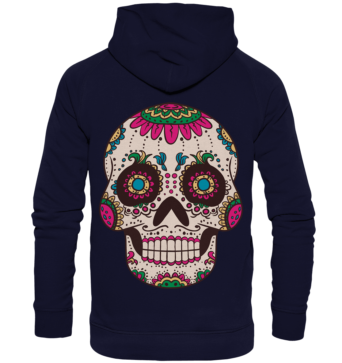 Skull Mouthcover Totenschädel Totenkopf - Basic Unisex Hoodie XL - Online Kaufhaus München