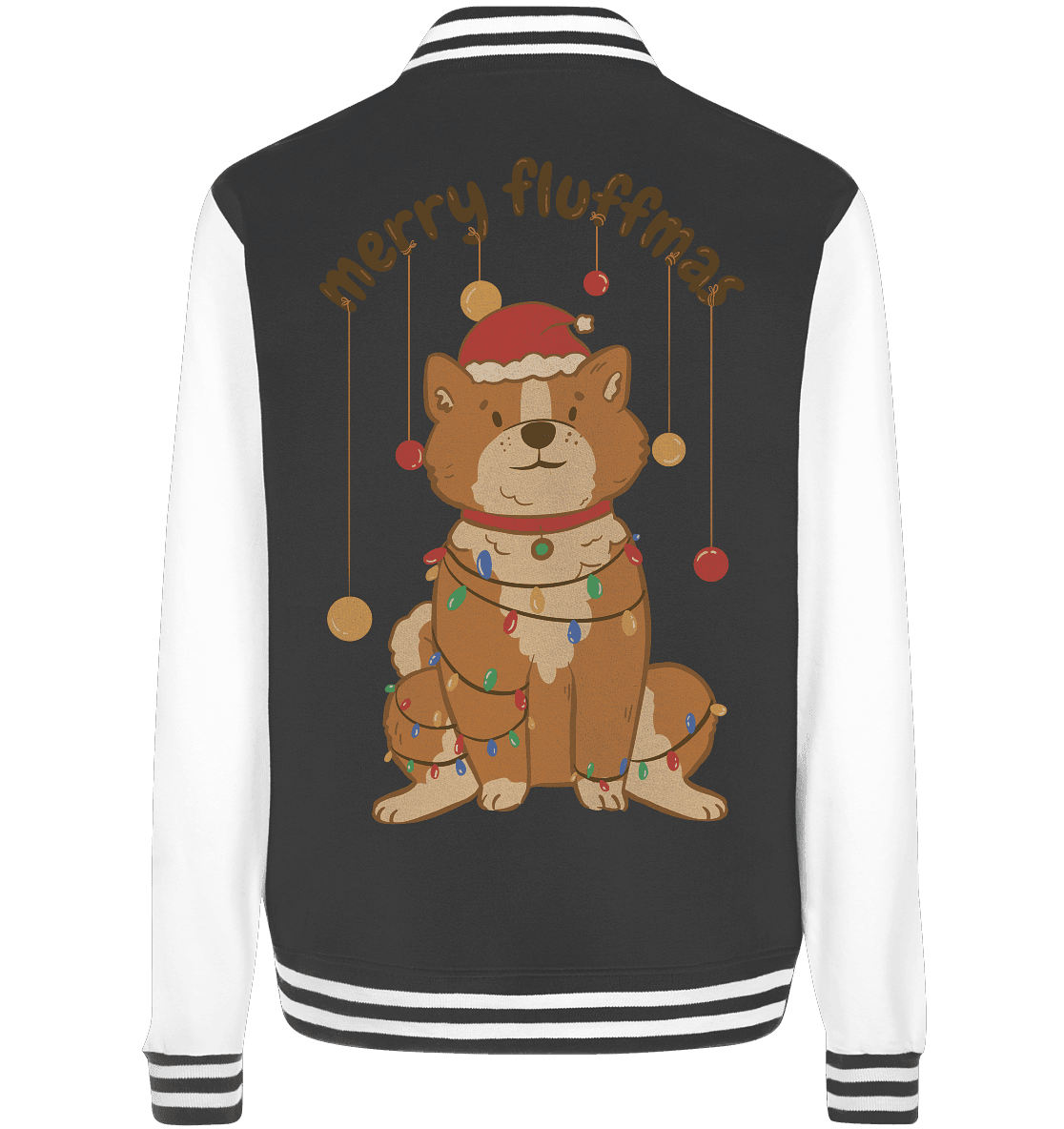 Weihnachtliches Motiv Fun Merry Fluffmas - College Jacket - Online Kaufhaus München