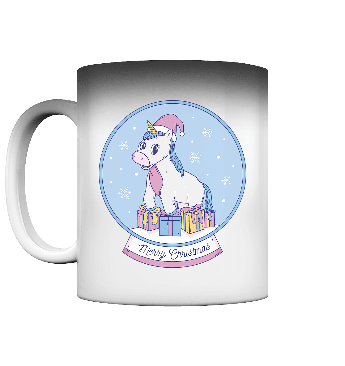 Weihnachten , Weihnachtskugel mit Einhorn , Unicorn Merry Christmas - Magic Mug - Online Kaufhaus München