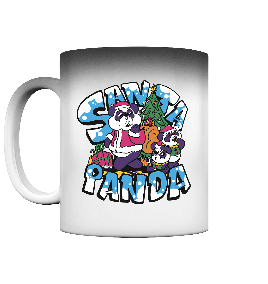 Weihnachten, Santa Panda , Nikolaus Panda ,Merry Christmas - Magic Mug - Online Kaufhaus München