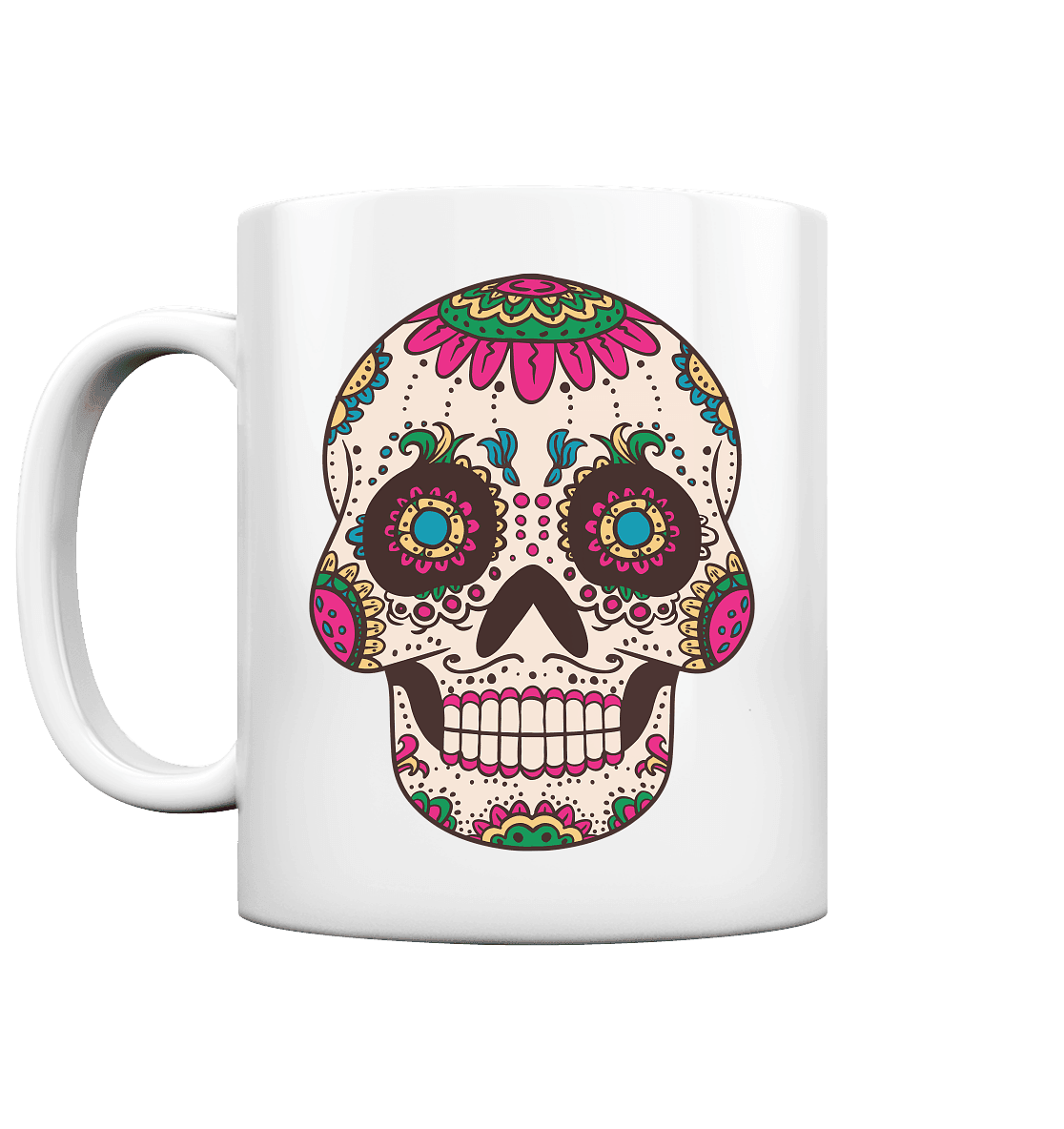 Skull Mouthcover Totenschädel Totenkopf - Tasse glossy - Online Kaufhaus München