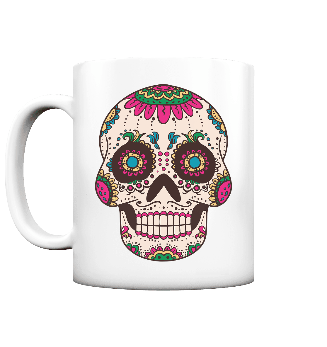 Skull Mouthcover Totenschädel Totenkopf - Tasse matt - Online Kaufhaus München