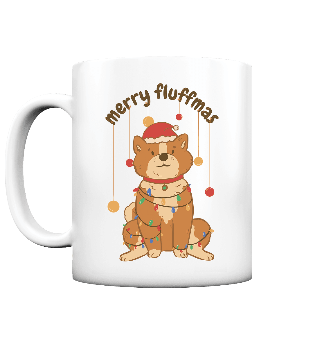 Weihnachtliches Motiv Fun Merry Fluffmas - Tasse matt - Online Kaufhaus München