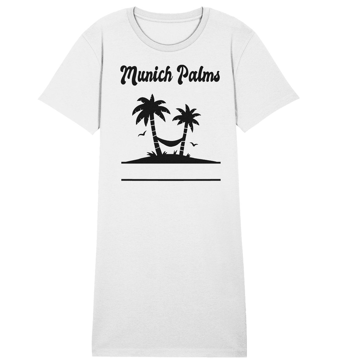 Design Munich Palms - Ladies Organic Shirt Dress - Online Kaufhaus München