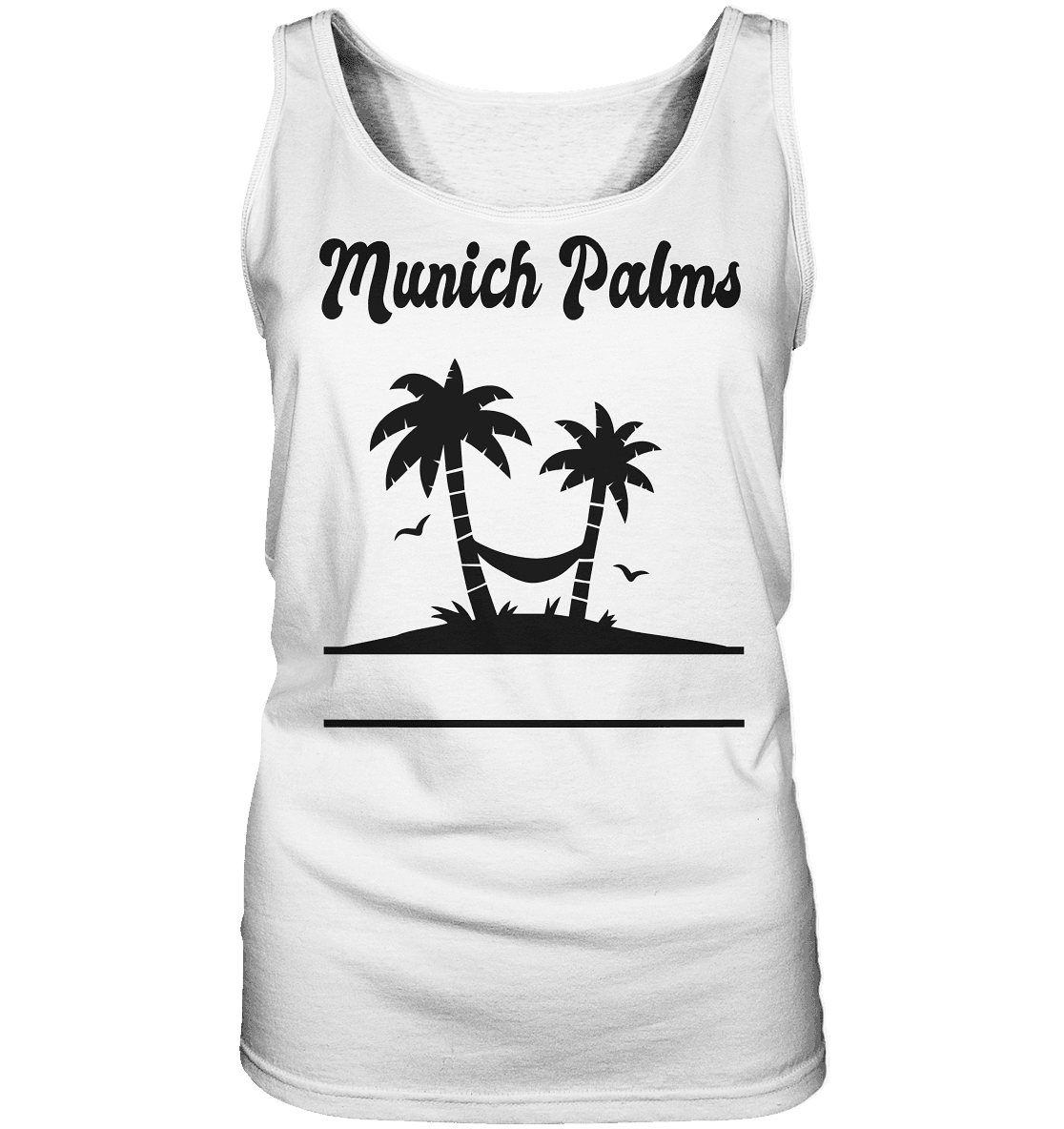 Design Munich Palms - Ladies Tank-Top - Online Kaufhaus München