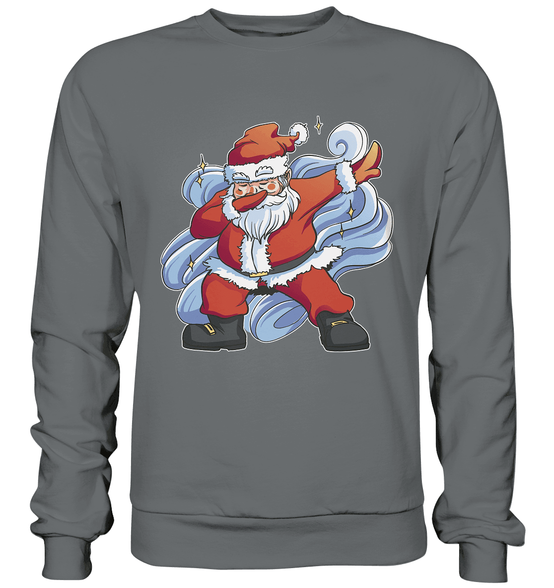 Weihnachten, Nikolaus Dabbing ,tanzender Nikolaus ,Fun ,Santa Dabbing Christmas - Basic Sweatshirt - Online Kaufhaus München