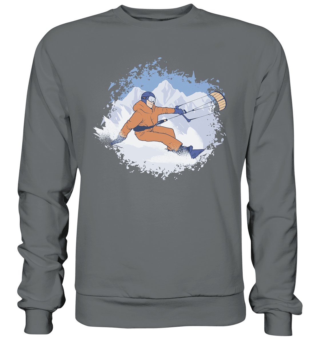 Snowkiter Winter Sport Kiter - Basic Sweatshirt - Online Kaufhaus München