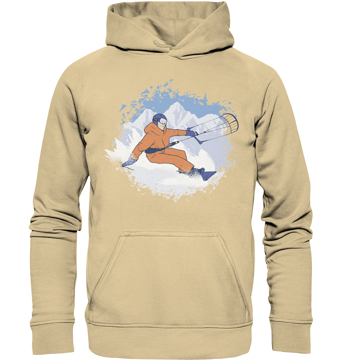 Snowkiter Winter Sport Kiter - Basic Unisex Hoodie - Online Kaufhaus München