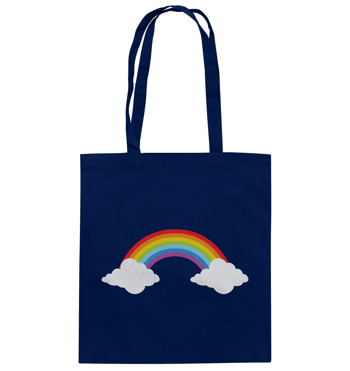 Regenbogen mit Wolken - Baumwolltasche - Online Kaufhaus München