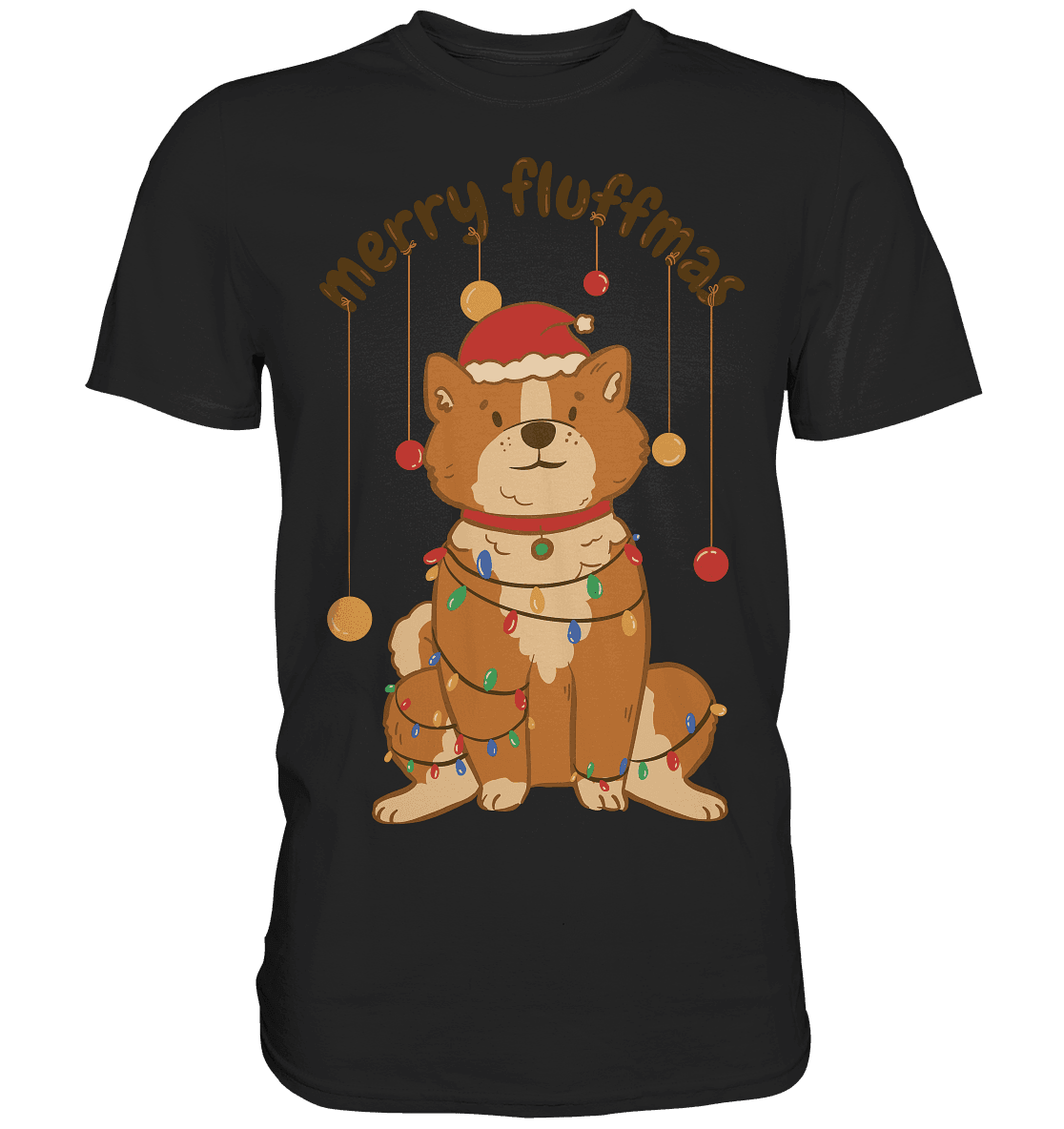 Weihnachtliches Motiv Fun Merry Fluffmas - Classic Shirt - Online Kaufhaus München