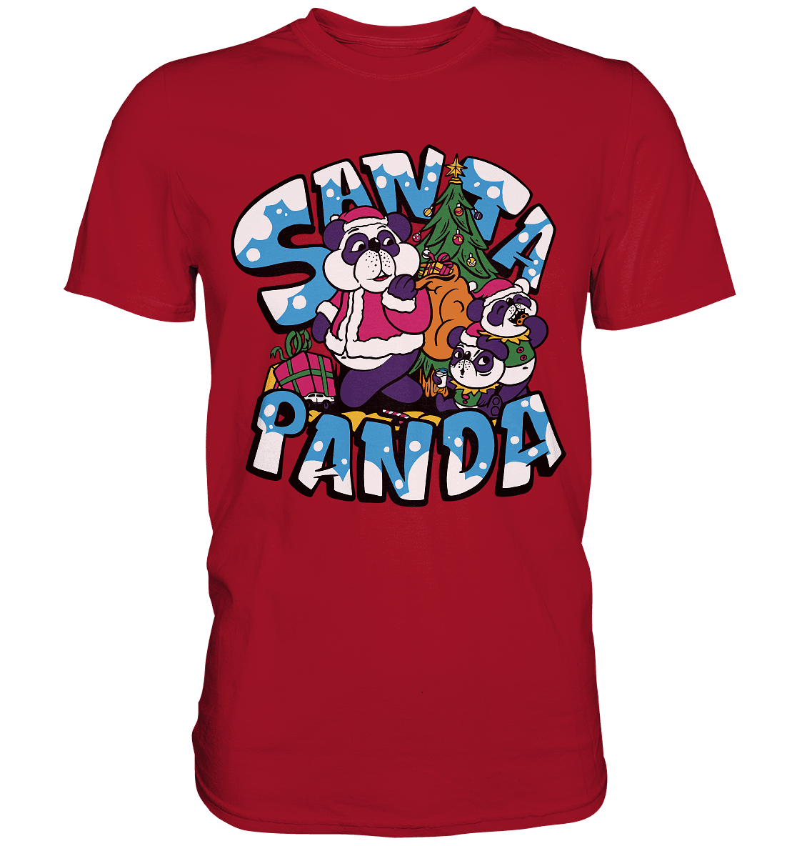 Weihnachten, Santa Panda , Nikolaus Panda ,Merry Christmas - Classic Shirt - Online Kaufhaus München