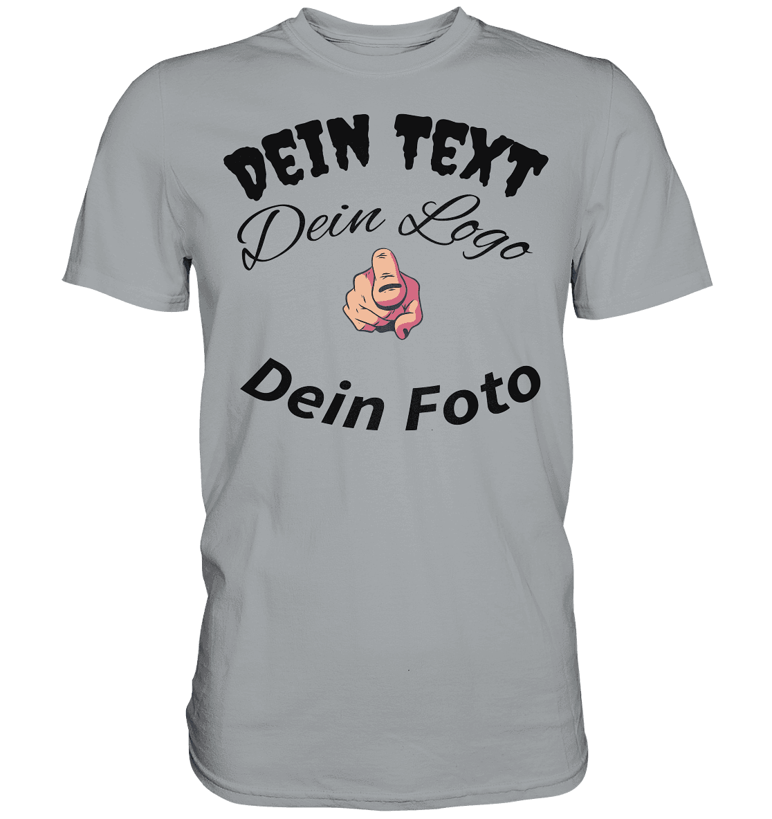 Dein Text ,Dein Logo,Dein Foto , Wunsch Design zum selbst gestalten - Classic Shirt - Online Kaufhaus München