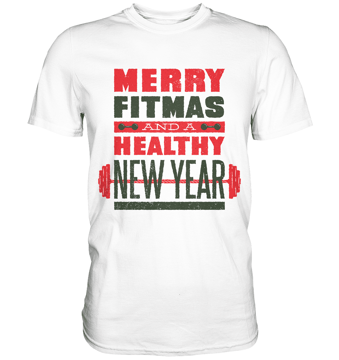 Weihnachtliches Design, Gym, Merry Fitmas and a Healthy New Year - Classic Shirt - Online Kaufhaus München