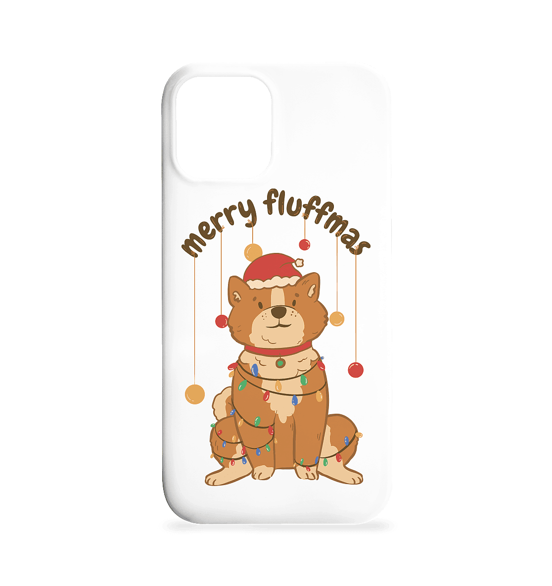 Weihnachtliches Motiv Fun Merry Fluffmas - Iphone 12 / 12 Pro Handyhülle - Online Kaufhaus München