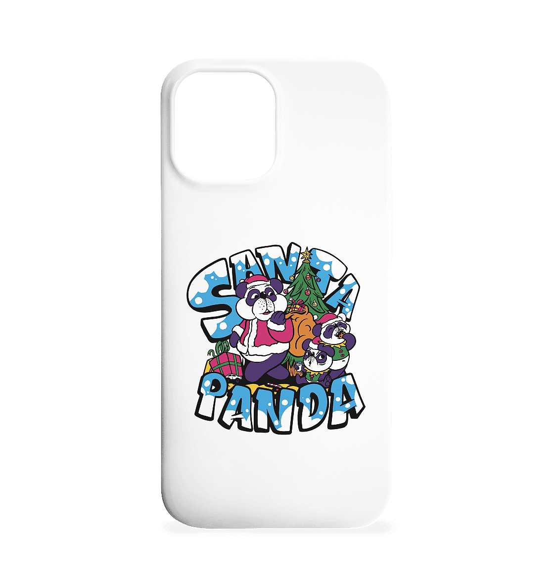 Weihnachten, Santa Panda , Nikolaus Panda ,Merry Christmas - Iphone 12 Max Handyhülle - Online Kaufhaus München