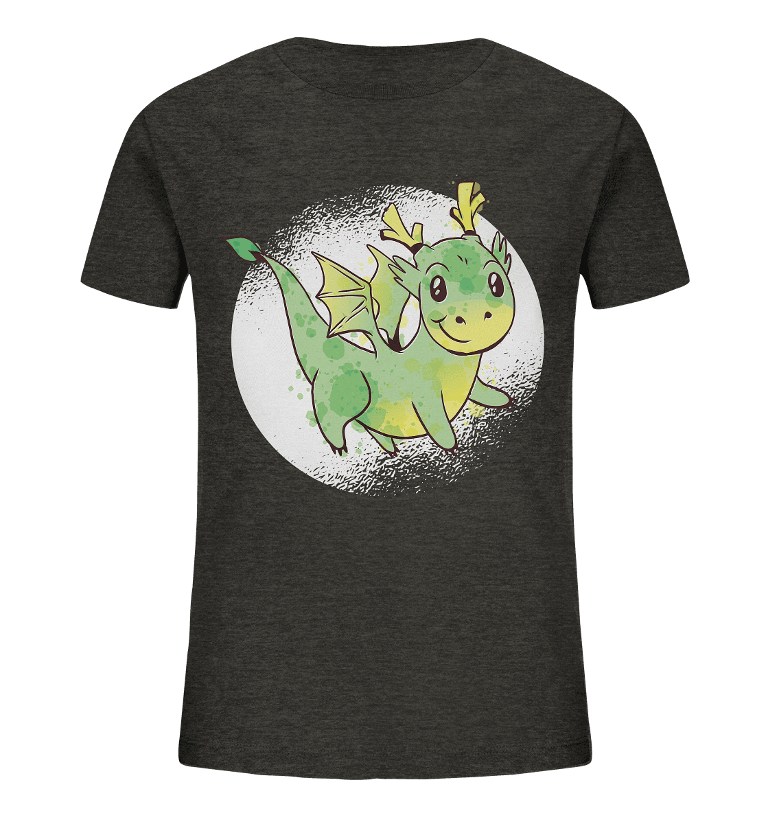 Kleiner grüner Drache ,der Liebling der Kinder - Kids Organic Shirt - Online Kaufhaus München