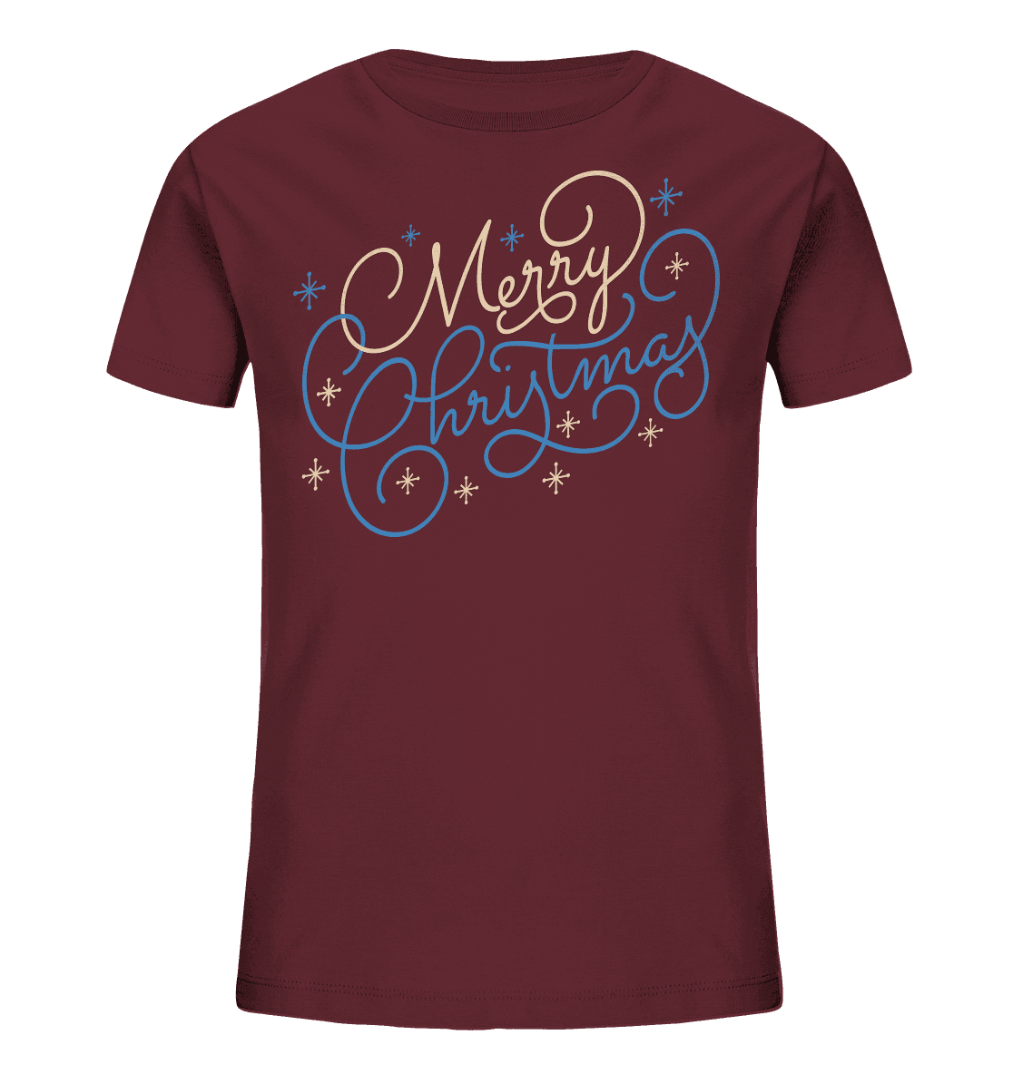 Weihnachtliches Design Merry Christmas - Kids Organic Shirt - Online Kaufhaus München