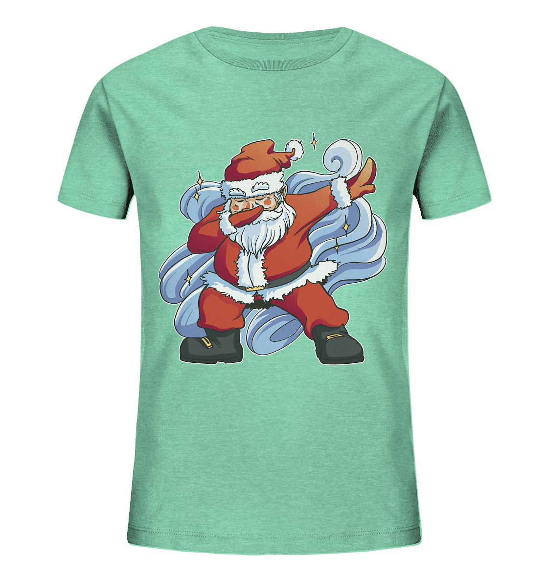 Weihnachten, Nikolaus Dabbing ,tanzender Nikolaus ,Fun ,Santa Dabbing Christmas - Kids Organic Shirt - Online Kaufhaus München