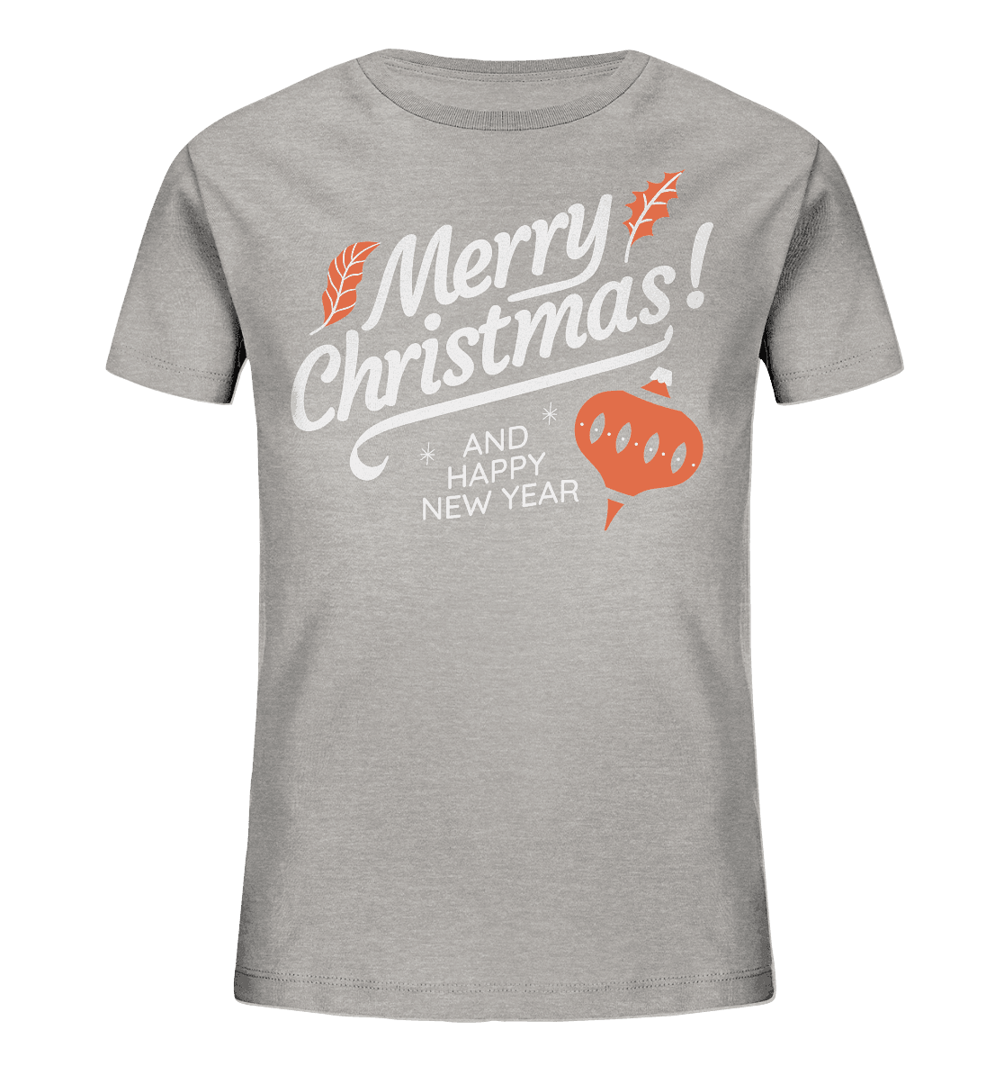 Frohe Weihnachten und ein Gutes neues Jahr ,Merry Christmas and Happy New Year - Kids Organic Shirt - Online Kaufhaus München