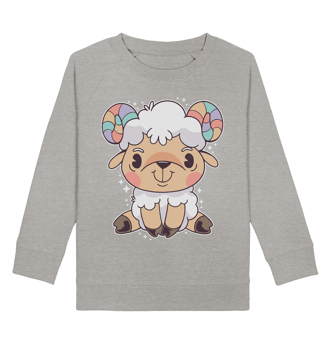 Kleiner lustiger Widder ,der Liebling der Kinder - Kids Organic Sweatshirt - Online Kaufhaus München