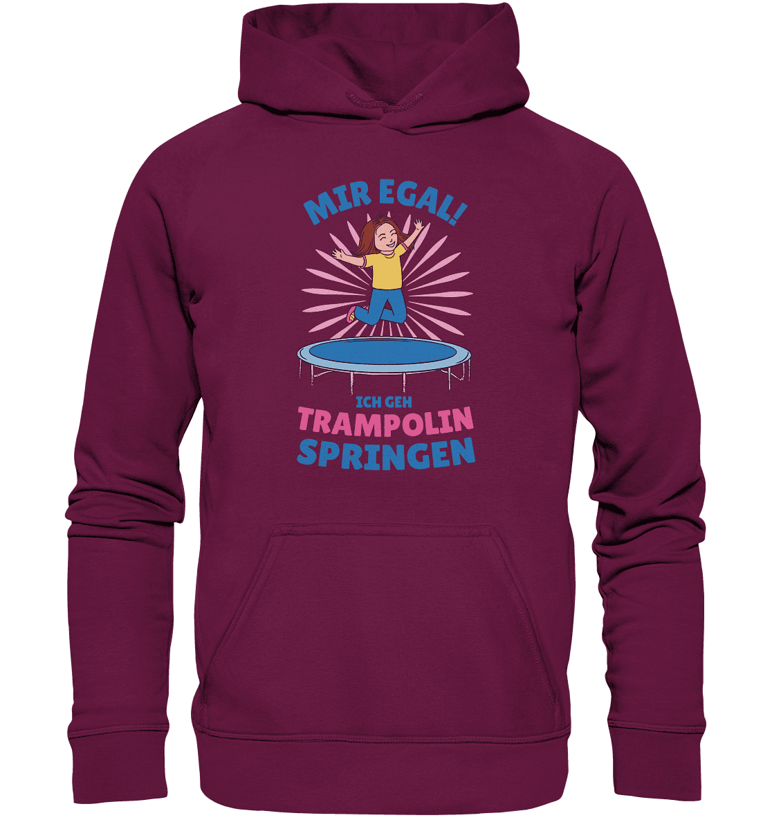Mir egal ich geh Trampolin springen - Kids Premium Hoodie - Online Kaufhaus München