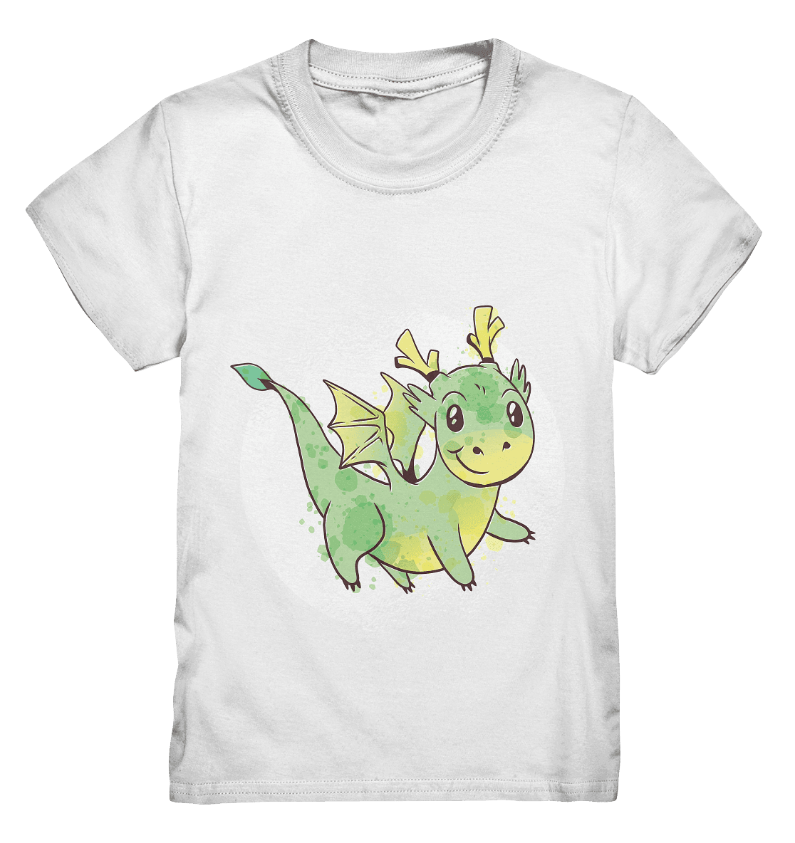 Kleiner grüner Drache ,der Liebling der Kinder - Kids Premium Shirt - Online Kaufhaus München
