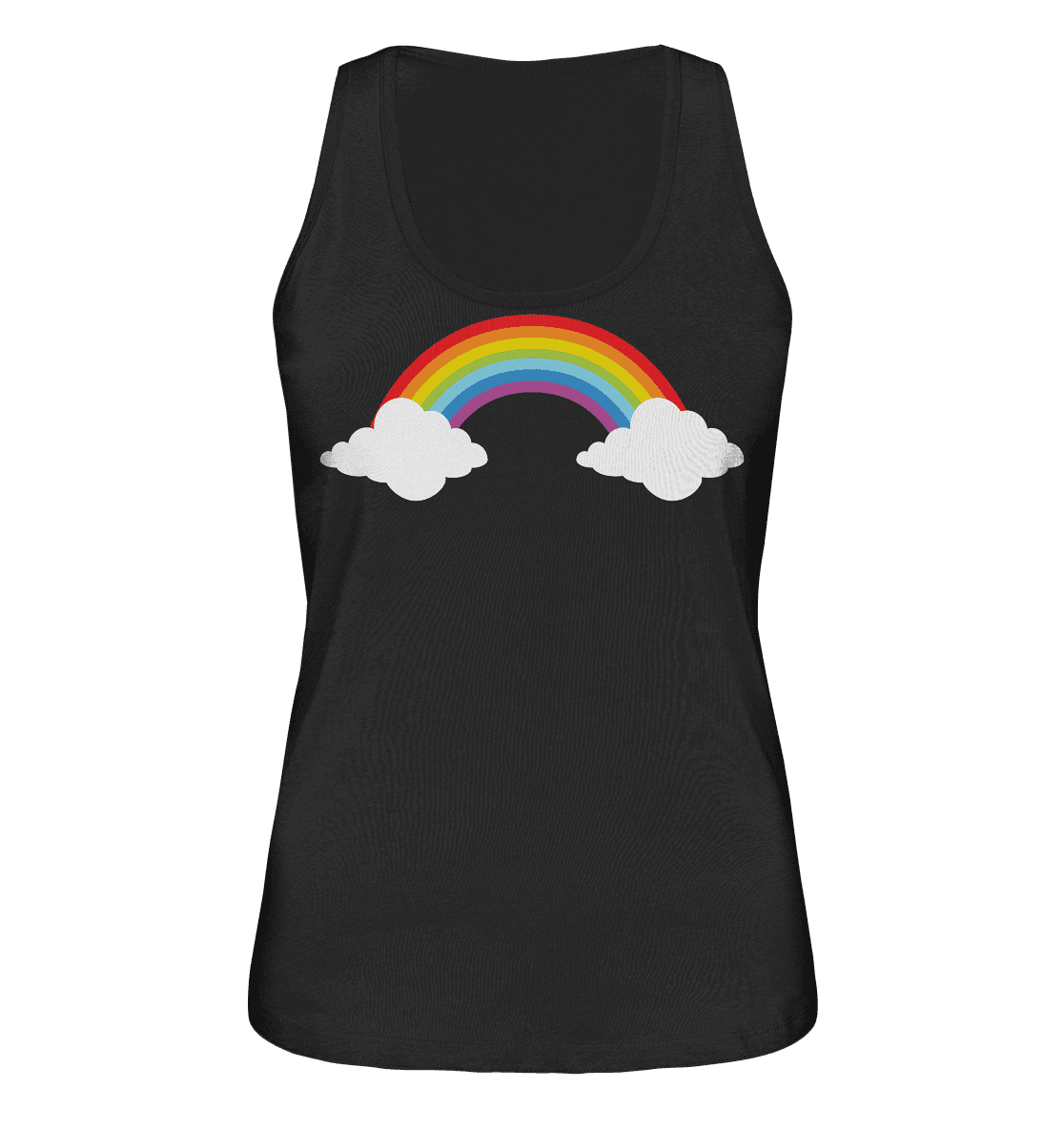 Regenbogen mit Wolken - Ladies Organic Tank-Top - Online Kaufhaus München