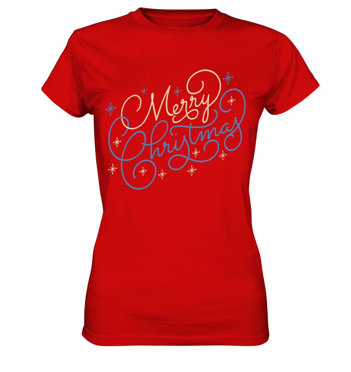 Weihnachtliches Design Merry Christmas - Ladies Premium Shirt - Online Kaufhaus München