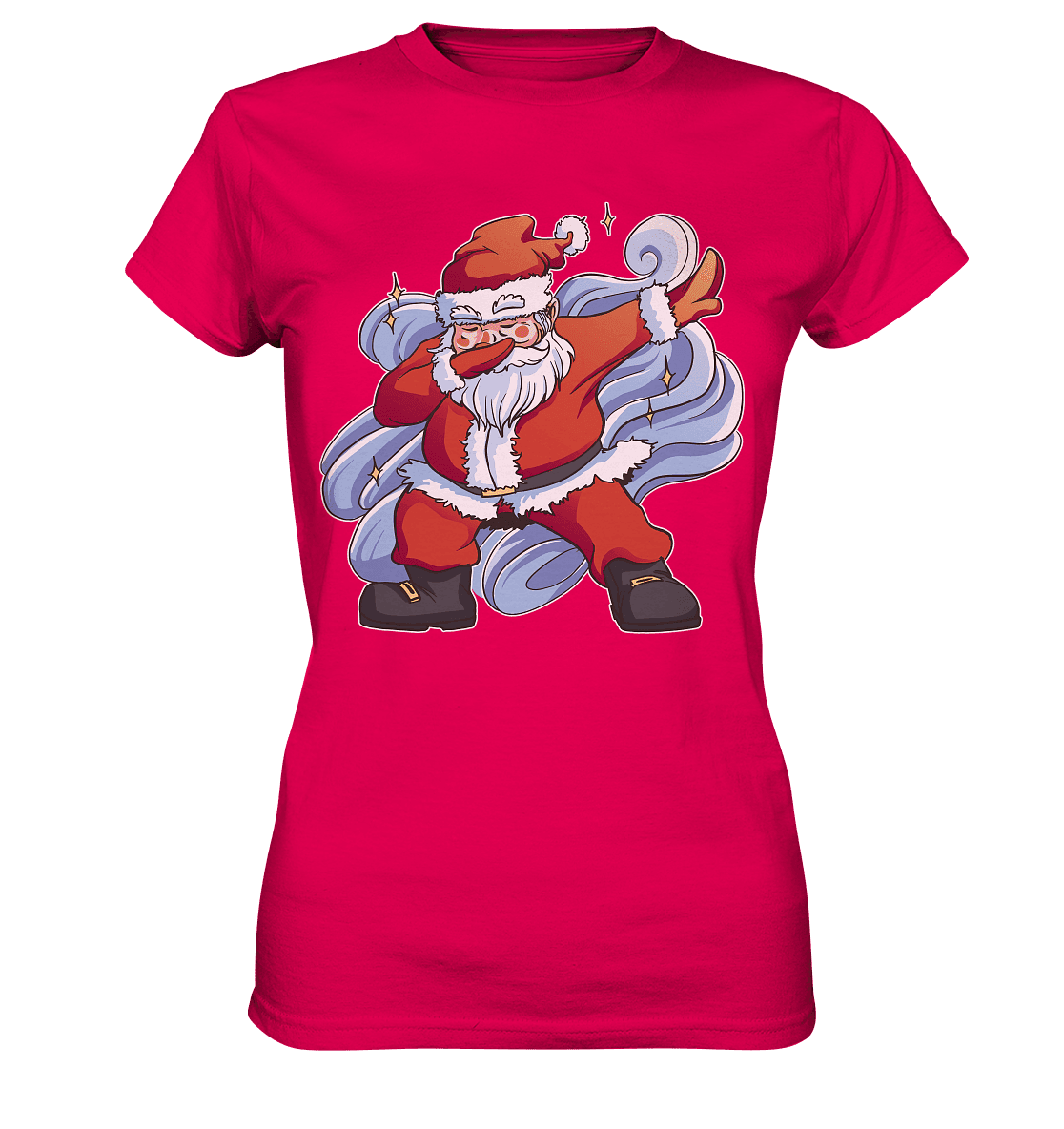 Weihnachten, Nikolaus Dabbing ,tanzender Nikolaus ,Fun ,Santa Dabbing Christmas - Ladies Premium Shirt - Online Kaufhaus München