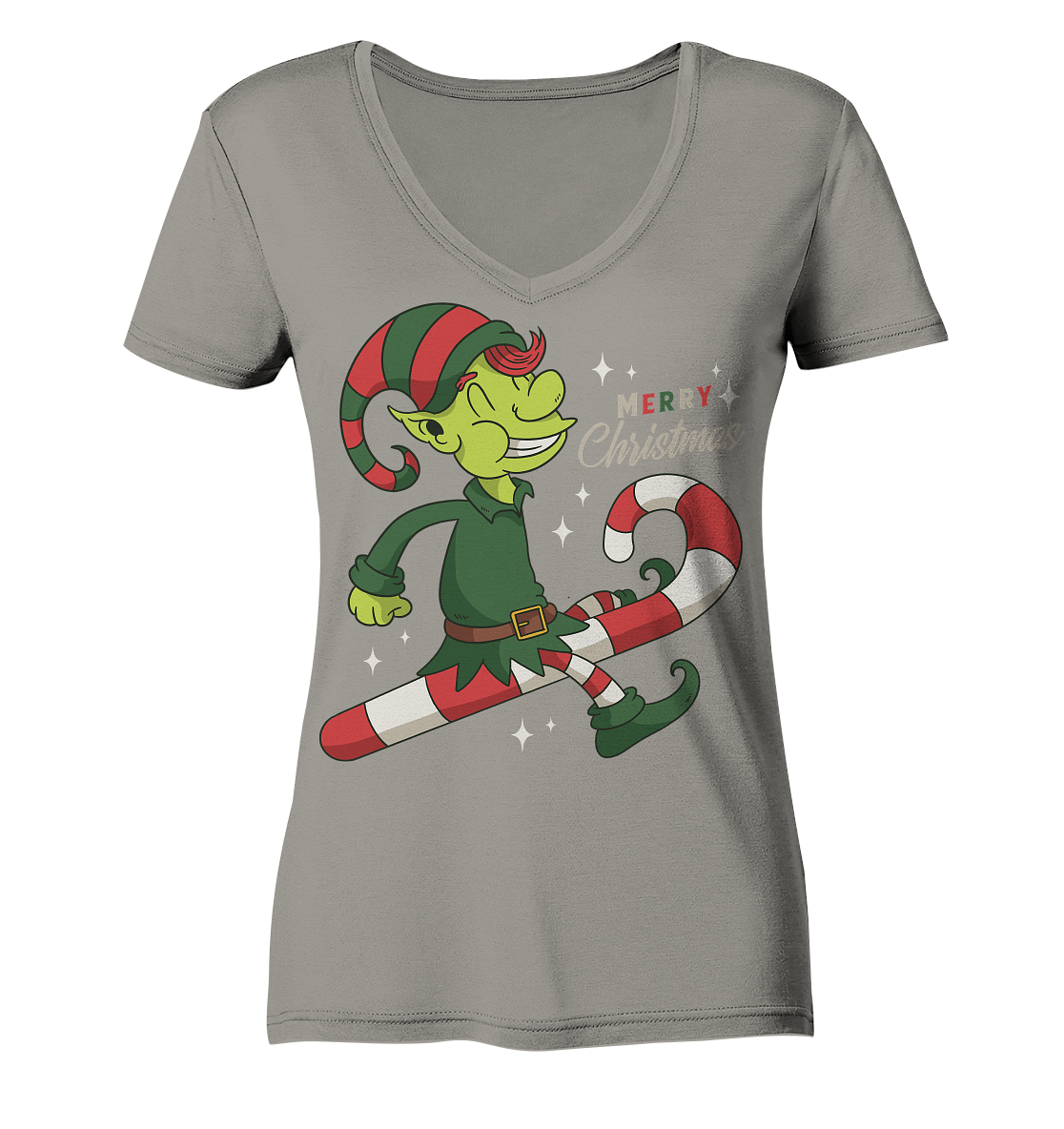 T shirt noel Merry christmas - Pour Femme