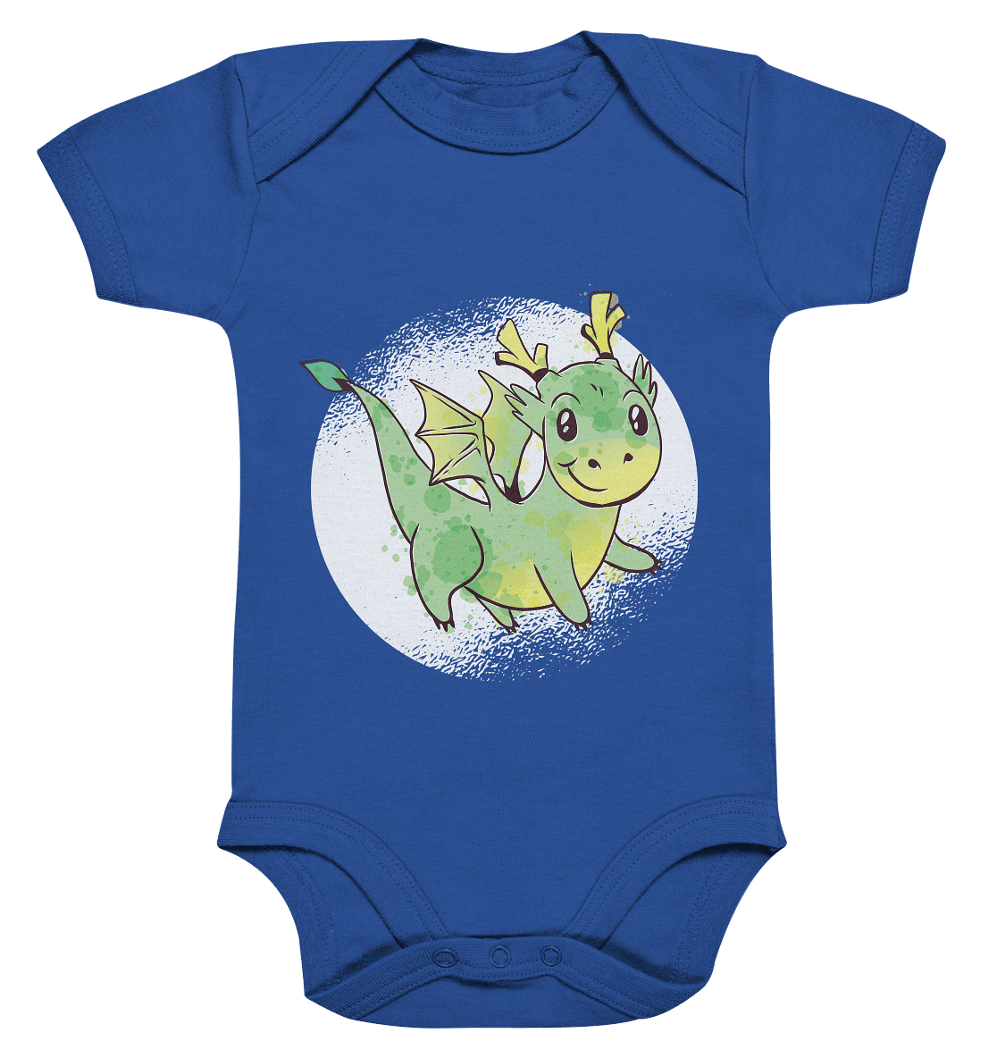 Kleiner grüner Drache ,der Liebling der Kinder - Organic Baby Bodysuite - Online Kaufhaus München