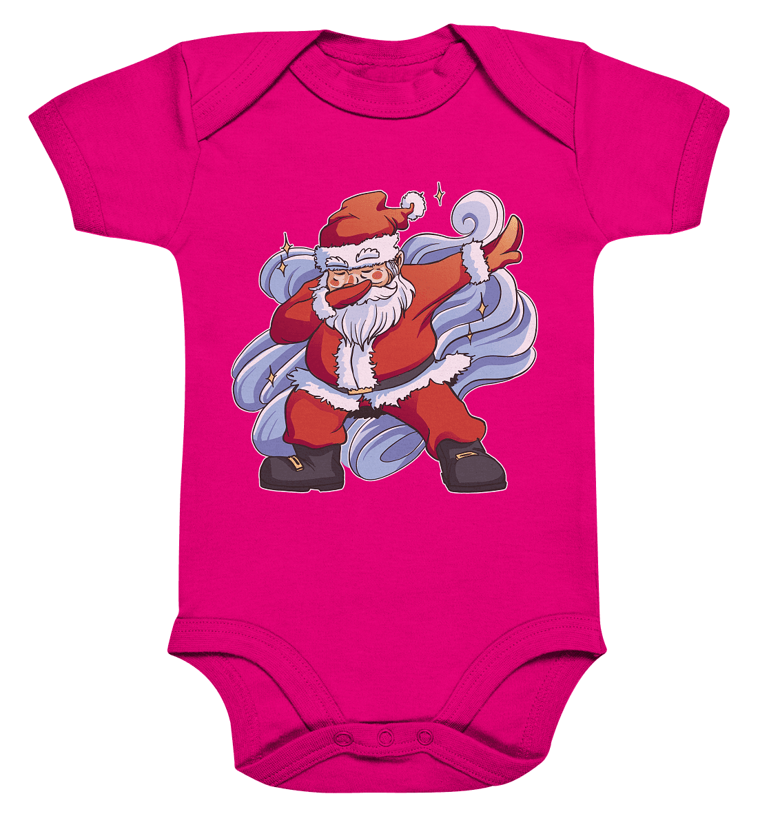 Weihnachten, Nikolaus Dabbing ,tanzender Nikolaus ,Fun ,Santa Dabbing Christmas - Organic Baby Bodysuite - Online Kaufhaus München