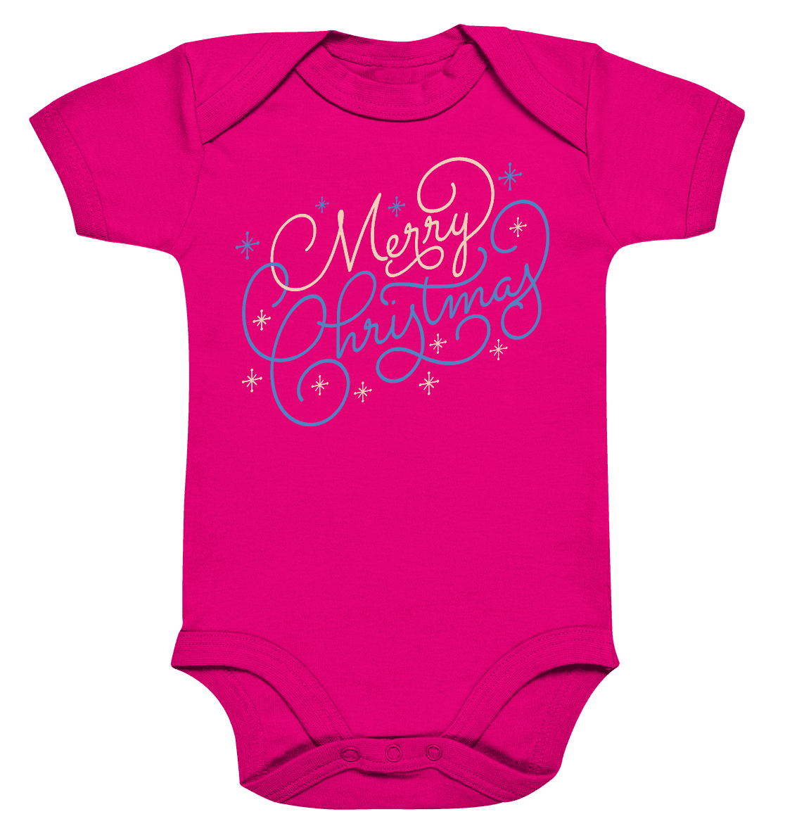 Weihnachtliches Design Merry Christmas - Organic Baby Bodysuite - Online Kaufhaus München