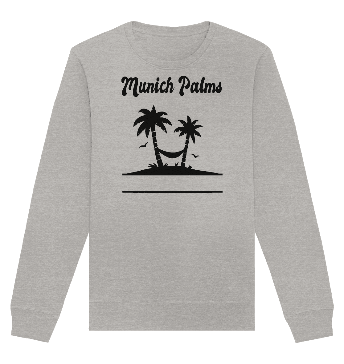Design Munich Palms - Organic Basic Unisex Sweatshirt - Online Kaufhaus München