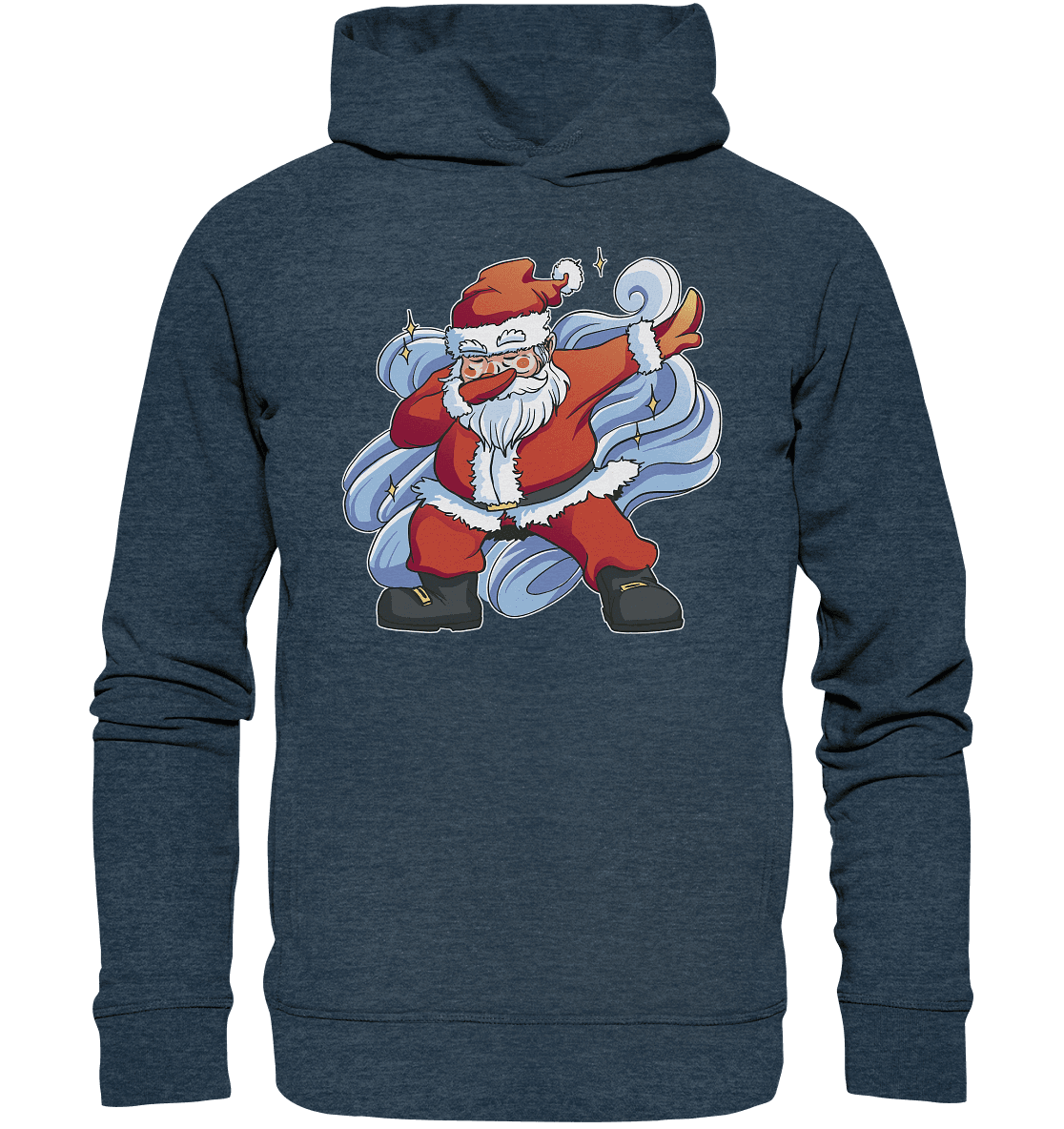 Weihnachten, Nikolaus Dabbing ,tanzender Nikolaus ,Fun ,Santa Dabbing Christmas - Organic Fashion Hoodie - Online Kaufhaus München