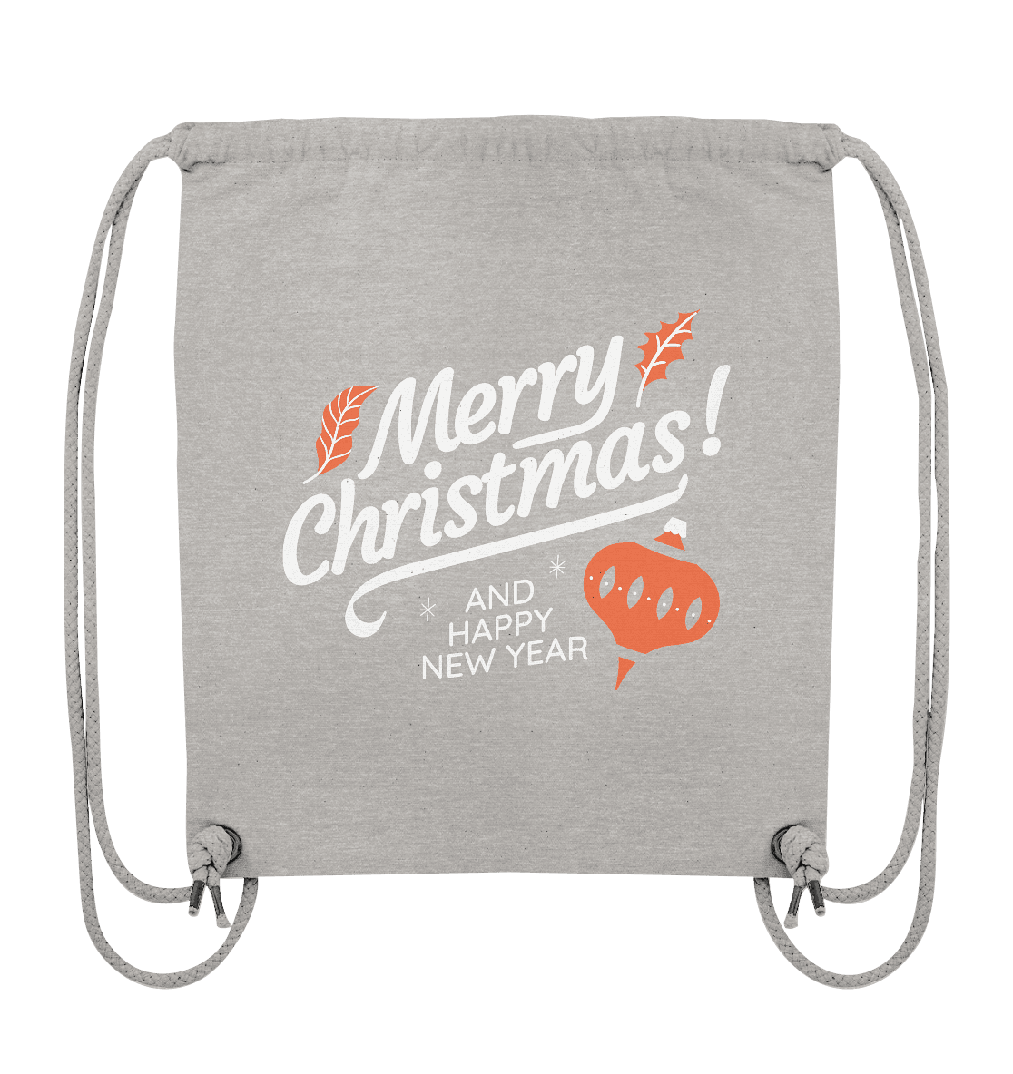 Frohe Weihnachten und ein Gutes neues Jahr ,Merry Christmas and Happy New Year - Organic Gym-Bag - Online Kaufhaus München