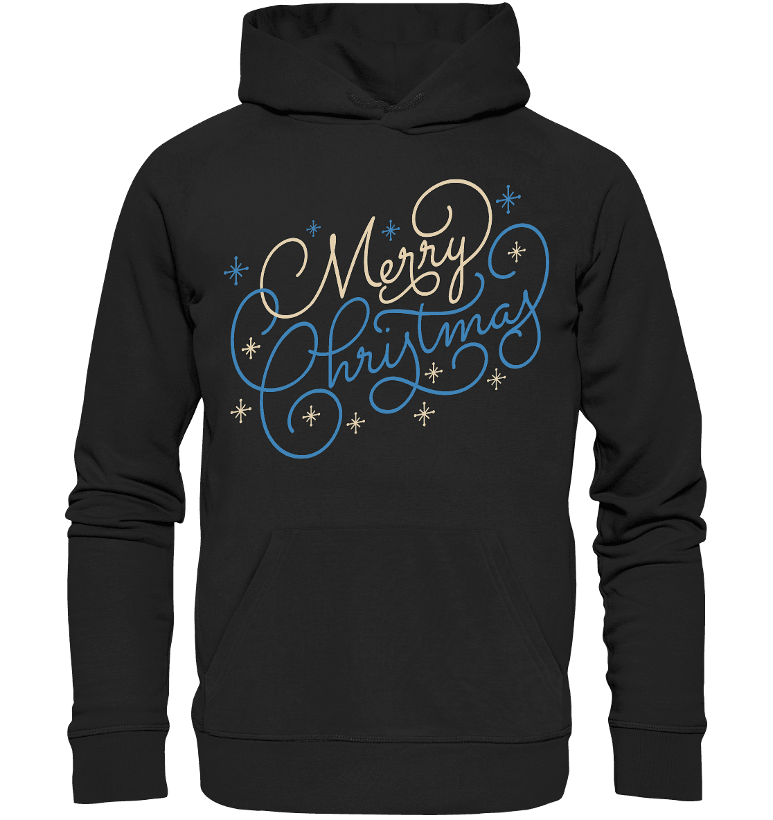 Weihnachtliches Design Merry Christmas - Organic Hoodie - Online Kaufhaus München